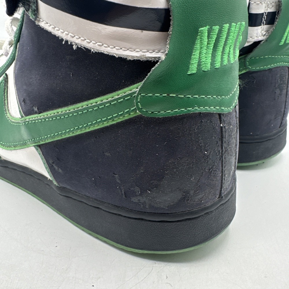 Nike Vandal‎ High Leather 309427-431 Green Black White Sneakers Sz 12 Very Rare - Picture 8 of 10